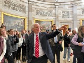 With federal shutdown hindering Washington school trips, some Ohio students got a special tour