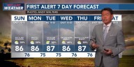 First Alert Forecast: Fire threat eases with higher humidity, lighter winds