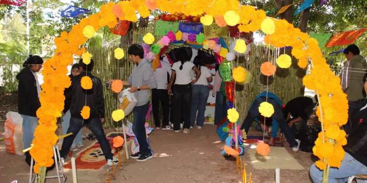 Celebra Cobao 08 el Día de Muertos con jornada cultural masiva