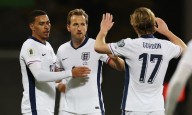 England qualify for World Cup with two games to spare as Latvia brushed aside