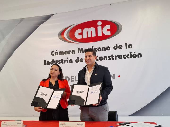Firman convenio CMIC y Fonacot para acercar créditos a trabajadores de la industria de la construcción