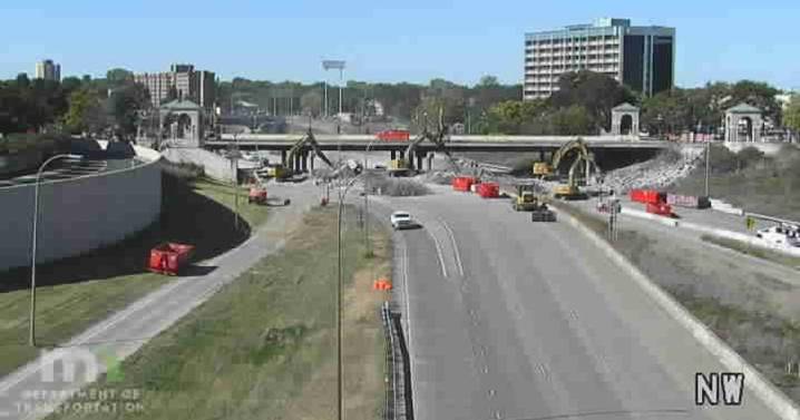 Stretch of I-94 fully closed in St. Paul as work begins on John Ireland Bridge
