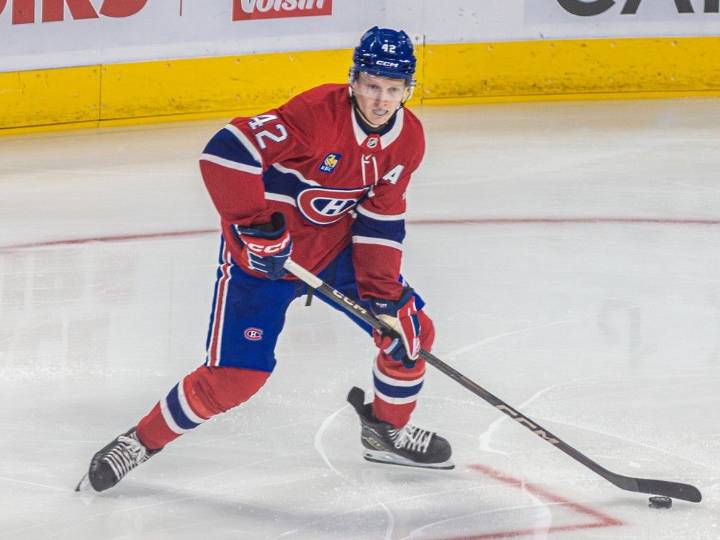 On cusp of cracking Habs lineup, Adam Engstrom hones game with Rocket