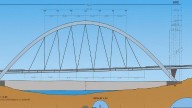 Oficial: Publican planos del puente atirantado del Reliz