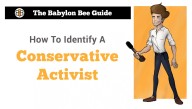 How To Identify A Conservative Activist: The Babylon Bee Guide