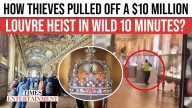 ON CAM: Louvre Thieves STEAL Crown Jewels in 10-Minute Heist Near Mona Lisa