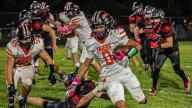 Hudson football remains undefeated, beats Clinton in state