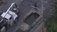 Sinkhole shuts down part of Ridge Avenue Wednesday