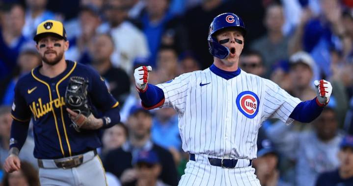 Cubs use early offense to beat Brewers, avoid NLDS sweep