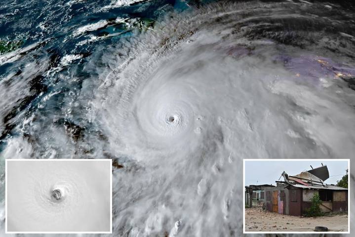 Menacing video shows 'monster eye' of Hurricane Melissa -- as planet's strongest storm this year barrels towards Jamaica