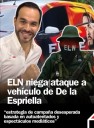 "ELN Niega Responsabilidad en Ataque a Vehículo de Campaña de Abelardo de la Espriella"