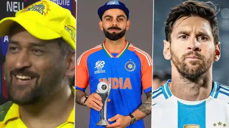 Football Will Lionel Messi Play With MS Dhoni and Virat Kohli in 7v7 Celebrity Match During GOAT India Tour 2025 Mumbai Event?