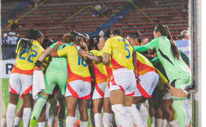 Colombia Femenina golea 4-1 a Perú en su debut en la Liga de Naciones