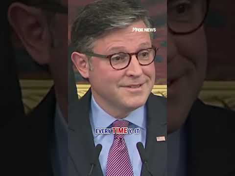 Schumer WISHES he didn't say this: Speaker Johnson #shorts #foxnews #politics #us