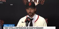 Tony Vitello introduced as Giants manager