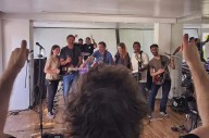Milei ensayó con Lilia Lemoine para su show en el Movistar Arena: "Vení, probá la banda"