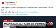 Amazon web server getting apps back up and running
