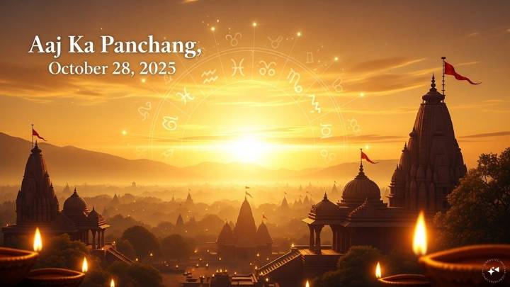 Aaj Ka Panchang, October 28, 2025: Tithi, Vrat, Shubh Muhurat & Rahu Kaal Today