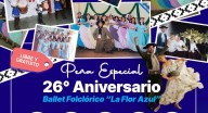BARRANQUERAS: Celebran el 26° Aniversario del Ballet Folclórico “La Flor Azul” con una Peña Especial