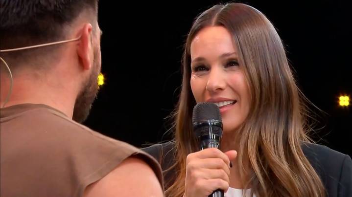 El momento que emocionó a Pampita en Los 8 Escalones: a un participante le robaron todo y recibió su apoyo