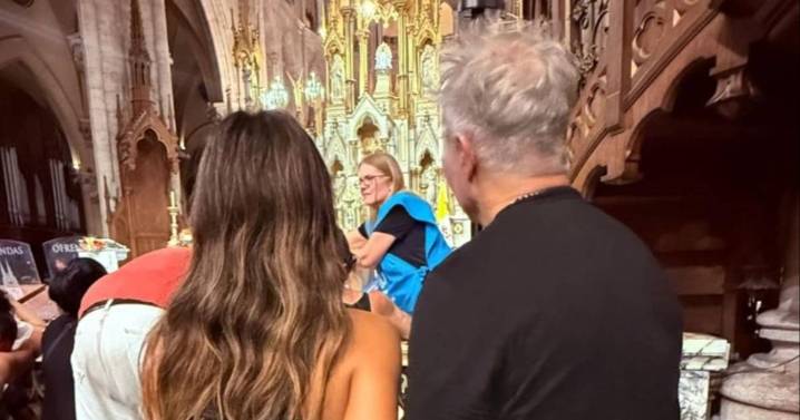 La emoción de Barby Franco y Fernando Burlando al participar de la peregrinación a Luján