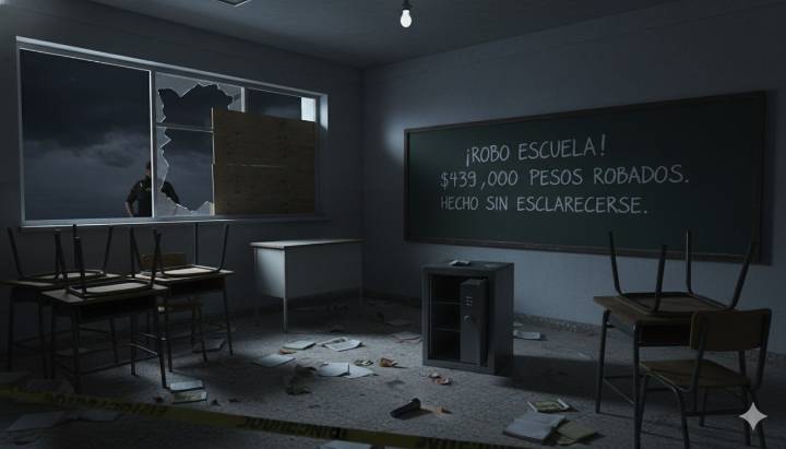 Robaron casi medio millón de pesos de una escuela en Aguayo y el hecho sigue sin esclarecerse