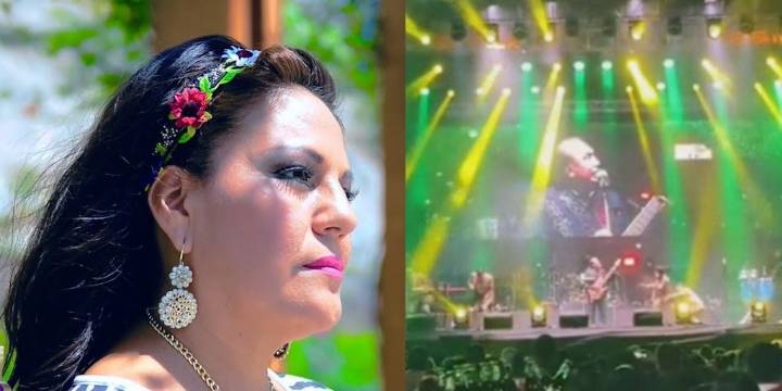 Dina Páucar detiene concierto para pronunciarse sobre el atentado contra Agua Marina: “Tengo un dolor muy grande”