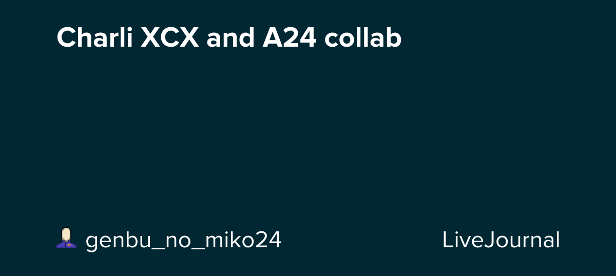 Charli XCX and A24 collab : ohnotheydidnt
