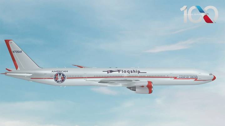 American Airlines unveils Centennial Livery on Boeing 777