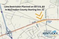 Lane restriction planned on Park Avenue October 22