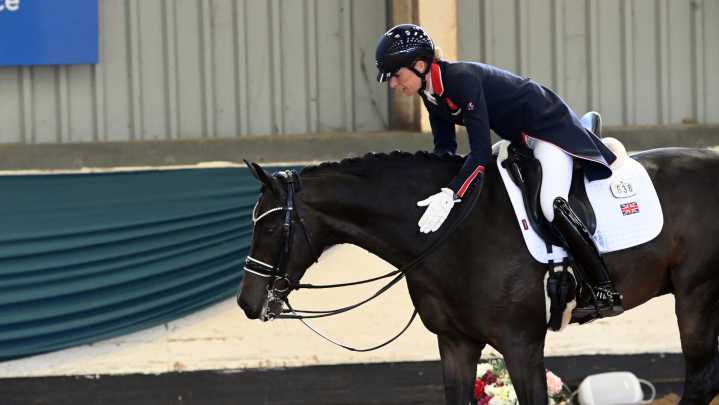 Charlotte Dujardin back after suspension riding new horse Brave Heart II