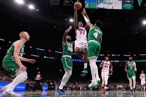 76ers rookie VJ Edgecombe scores 34 points in opener, most in NBA debut since Wilt Chamberlain