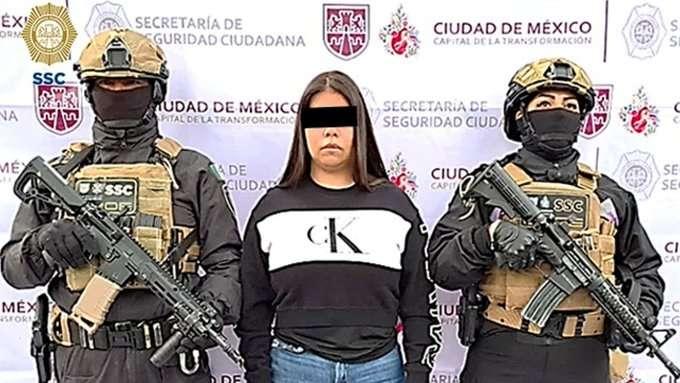 Detienen a La Jefa, presunta líder de célula del Cártel de Tláhuac