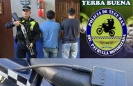 Detienen a dos sospechosos con inhibidor de señal en Yerba Buena