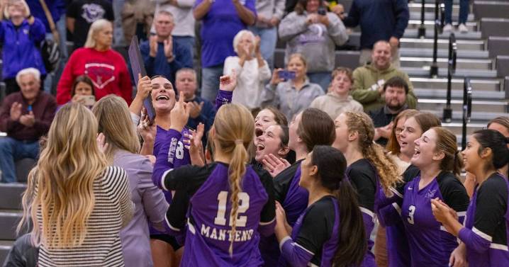Photos: Manteno volleyball sweeps Seneca in the Class 2A Regional final