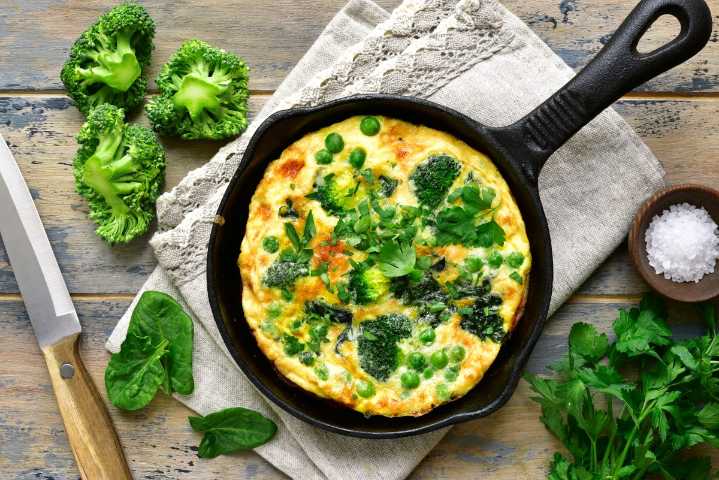Receta de tortilla de vegetales: fácil, rápida y llena de energía