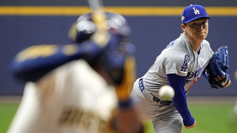 Yoshinobu Yamamoto throws MLB’s first postseason complete game in 8 years to give Dodgers 2