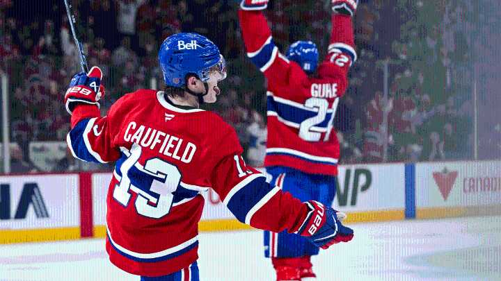 Canadiens rally late, edge Kraken in OT on Caufield's 2nd goal