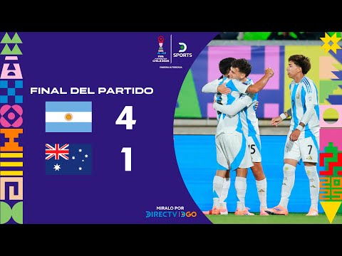 Argentina vs. Australia (4-1): resumen y goles del partido por Mundial Sub 20 