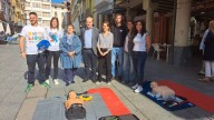 Personal de Enfermería del Hospital de Barbastro enseña a hacer reanimación cardiopulmonar