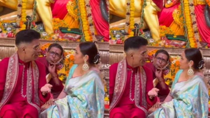 Durga Puja Mandap Turns Into ‘Koffee’ Couch: Karan Johar, Rani Mukerji Enjoy ‘Sakhi’ Moment; Internet Say ‘Panditji Is Getting Free Scoop’