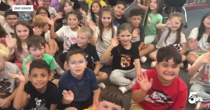 Storm Safe visits kindergarteners and second graders at North Mesa Elementary School