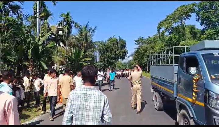 Zubeen Garg Supporters Stage Fierce Protest Outside Baksa Jail