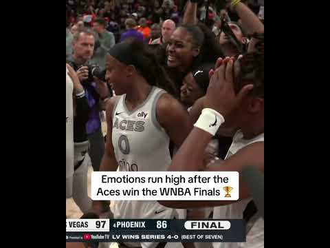 The emotions after winning a 3rd WNBA title 🥹❤️
