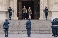 Presidente José Jerí encabezó cambio de guardia en Palacio de Gobierno