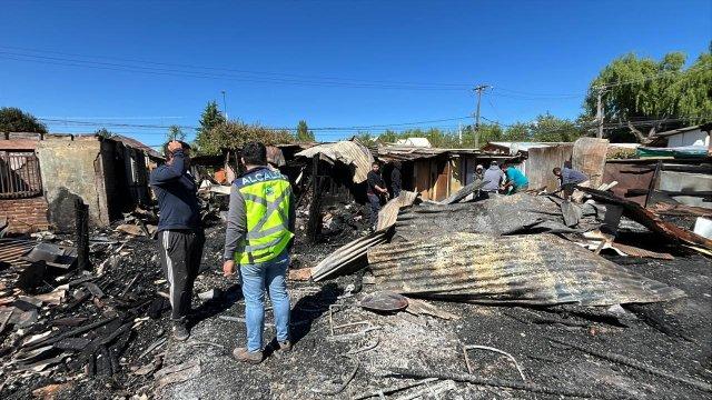 Tres familias fueron afectadas por incendio registrado en Graneros
