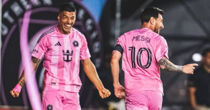 VIDEOS. Messi anota un doblete en la victoria de Inter Miami frente al Nashville en el arranque del playoff de la MLS