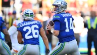 Seahawks’ Kenneth Walker, AJ Barner defend Sam Darnold after crucial INT vs. Buccaneers