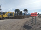 Comienzan los trabajos de apeo por la pavimentación de la Ruta Provincial 60 en el límite con Chile