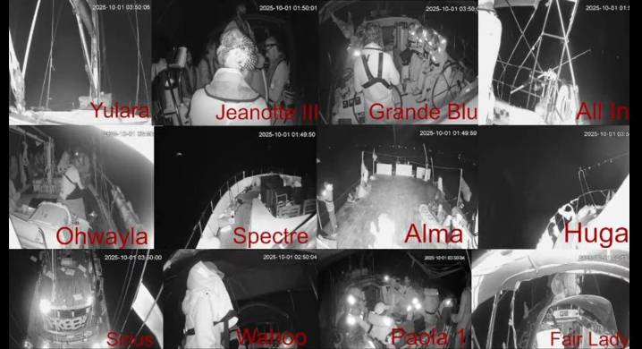 Transmisión en vivo: riesgo de intercepción inminente de la Flotilla a Gaza por parte del Estado de Israel